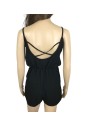 Combishort noir dos nu chic T34