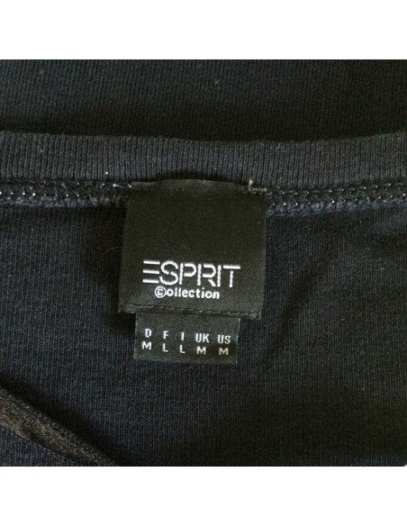 Tee-shirt Esprit bleu marine T40 avec strass
