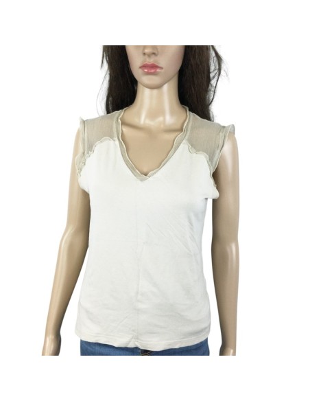 Tee-shirt rose pâle Gérard Darel T40 soie chic