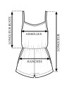 Combishort noir dos nu chic T34