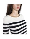 Pull rayé noir et blanc H&M T34
