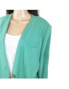 Gilet vert d’eau Devernois femme T48 chic et chaud