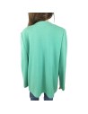 Gilet vert d’eau Devernois femme T48 chic et chaud