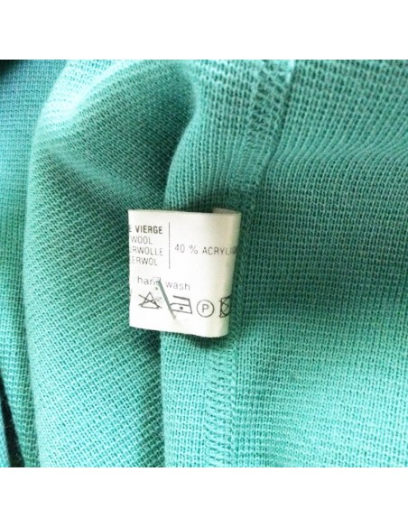 Gilet vert d’eau Devernois femme T48 chic et chaud