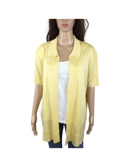 Gilet jaune chic Naulover femme T48
