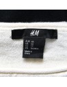 Pull rayé noir et blanc H&M T34