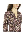 Chemisier noir fleuri Armand Thiery femme T38