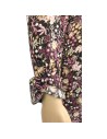 Chemisier noir fleuri Armand Thiery femme T38