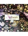 Chemisier noir fleuri Armand Thiery femme T38