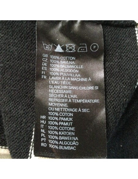 Pull rayé noir et blanc H&M T34