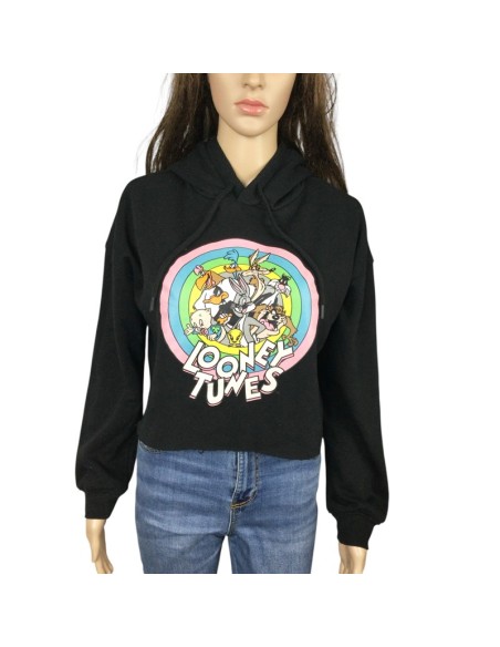 Sweat noir Looney Tunes pastel Jennyfer T34