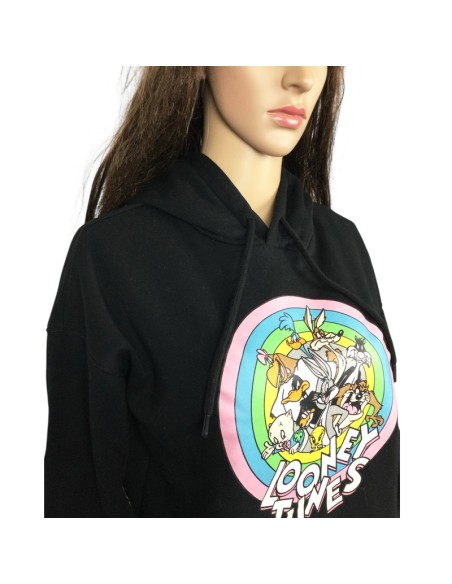 Sweat noir Looney Tunes pastel Jennyfer T34