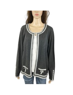 Gilet chaud gris T42/44 You You sans boutons