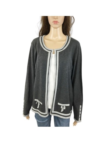 Gilet chaud gris T42/44 You You sans boutons Gilet chaud gris T42/44 You You sans boutons