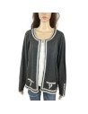 Gilet chaud gris T42/44 You You sans boutons