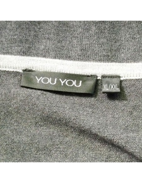 Gilet chaud gris T42/44 You You sans boutons