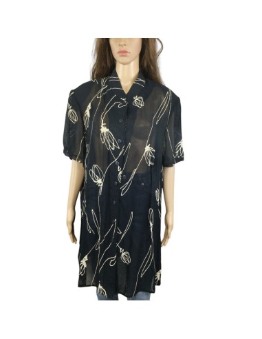 Chemise voile longue T50 Christine Laure chic été Chemise voile longue T50 Christine Laure chic été
