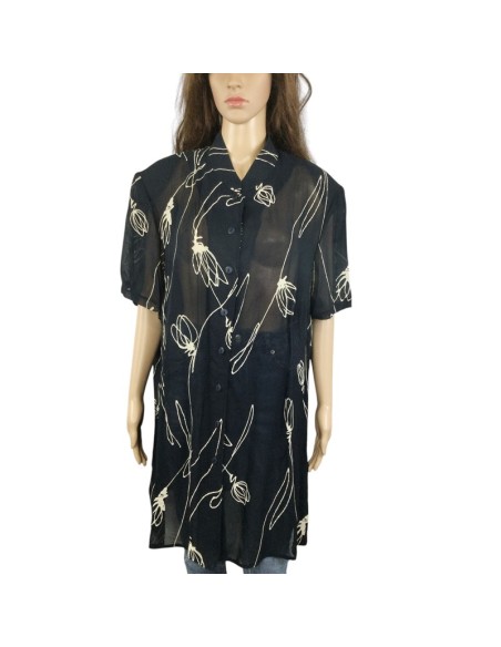 Chemise voile longue T50 Christine Laure chic été