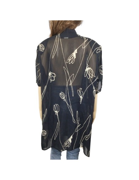 Chemise voile longue T50 Christine Laure chic été
