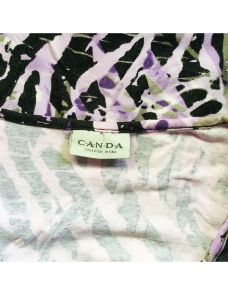 Blouse lilas kaki T50/52 CANDA légère et fluide
