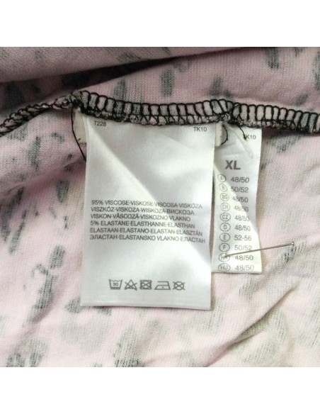 Blouse lilas kaki T50/52 CANDA légère et fluide