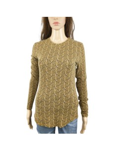 Pull ocre près du corps Monoprix T38 doux et léger