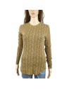 Pull ocre près du corps Monoprix T38 doux et léger