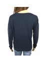 Tee-shirt bleu marine flocage blanc Bizzbee T34