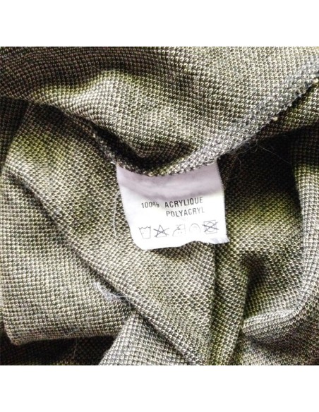 Pull col roulé noir moutarde T44 épaulé chic