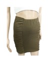 Mini jupe marron femme Vera Lucci T36 moulante élastique