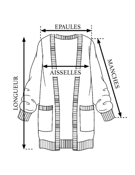 Gilet gris clair col Claudine manches 3/4 T34