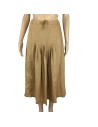 Jupe camel mi-longue femme Soft Grey T36 fluide chic