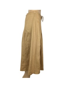 Jupe camel mi-longue femme Soft Grey T36 fluide chic 2