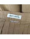 Jupe camel mi-longue femme Soft Grey T36 fluide chic