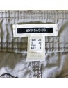 Mini jupe taupe femme Mango T34 coton droite été plage