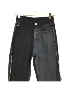 Jean large noir et gris bicolore T34 2
