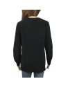 Pull noir femme Esprit T36 col rond grosses mailles