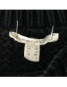 Pull noir femme Esprit T36 col rond grosses mailles