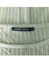 Pull vert d'eau femme Monoprix T38 mailles ajourées coton