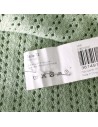 Pull vert d'eau femme Monoprix T38 mailles ajourées coton