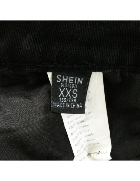 Jean large noir et gris bicolore T34
