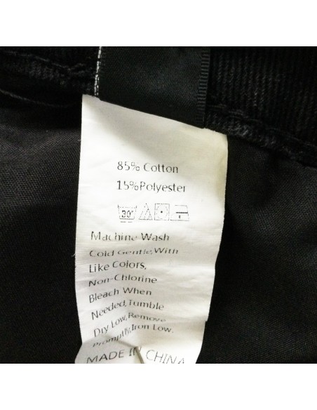 Jean large noir et gris bicolore T34