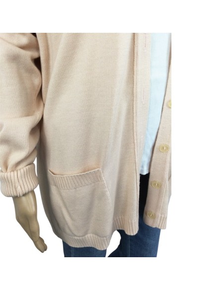 Gilet rose pâle chaud Rodier T40 femme
