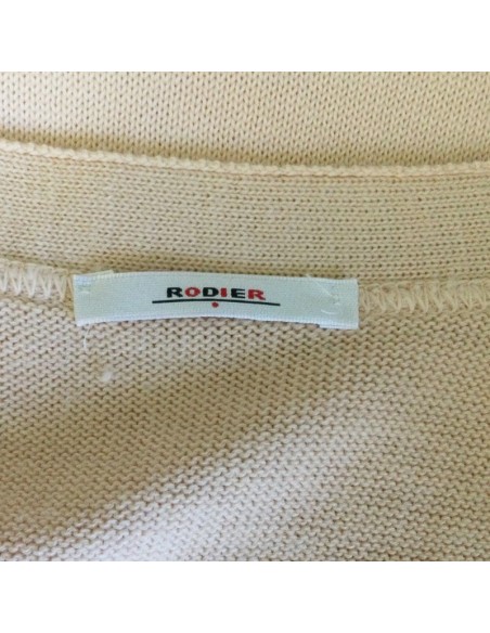 Gilet rose pâle chaud Rodier T40 femme