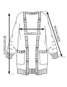 Gilet rose pâle chaud Rodier T40 femme