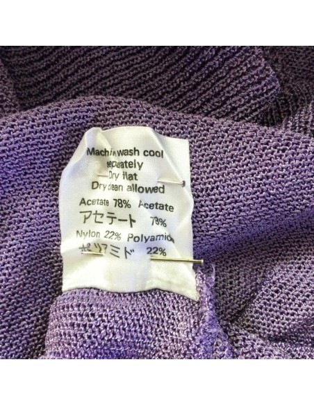 Débardeur violet maille chic T46 femme