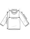 Tee-shirt marron col V T46/48 femme