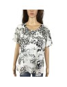 Tee-shirt léopard noir et blanc T40 fluide été
