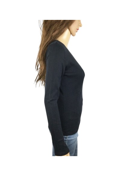 Tee-shirt Esprit bleu marine T40 avec strass